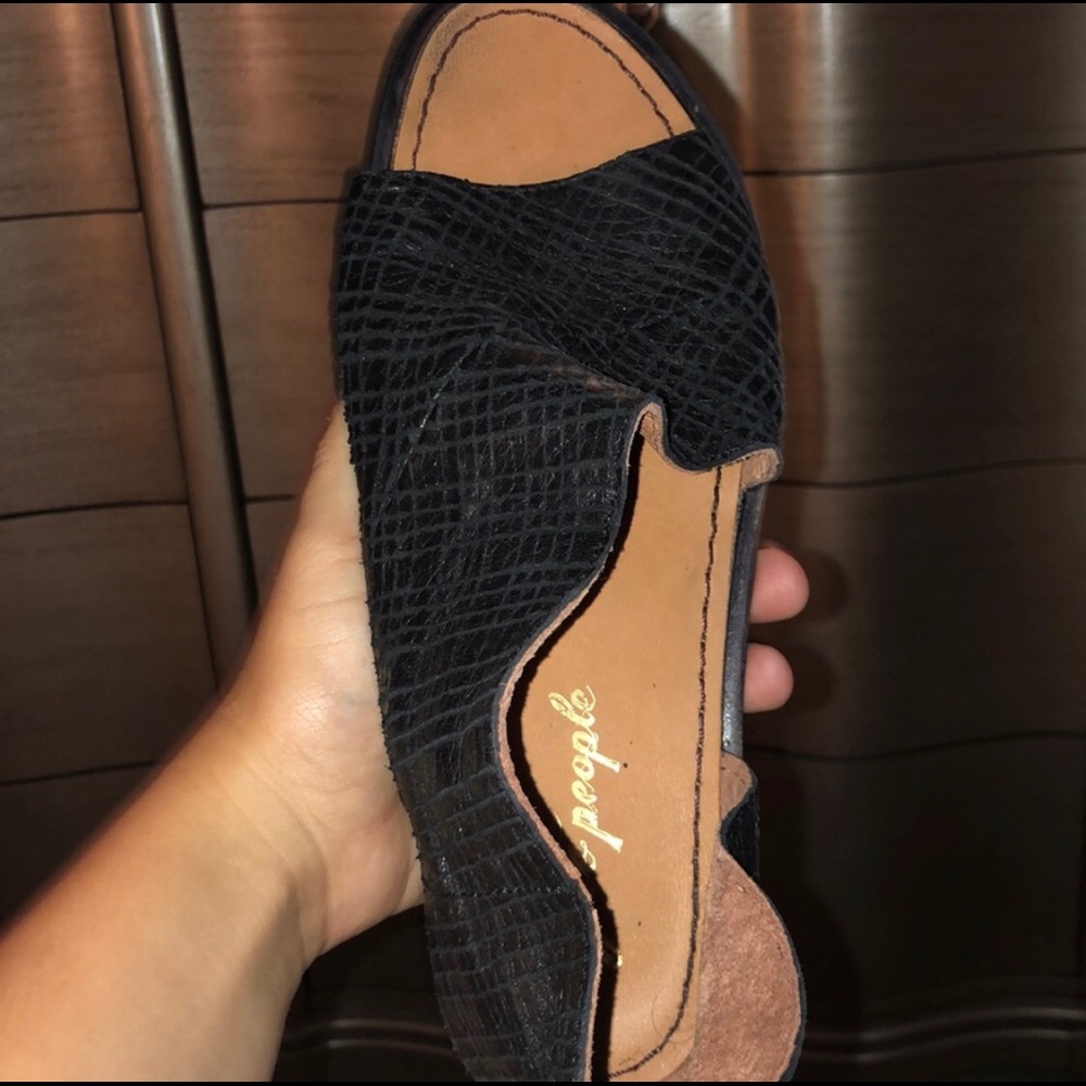 FREEPEOPLE LEATHER Mont Blanc Sandal